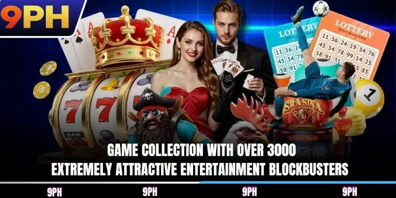 Game collection with over 3000 extremely attractive entertainment blockbusters