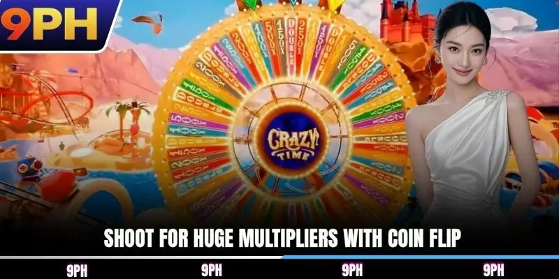 Shoot for huge multipliers with Coin Flip